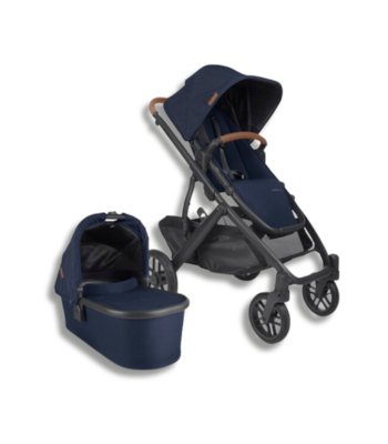 carrito de bebe de 2 piezas con detalle de capazo y silla de paseo